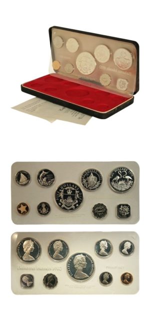 Bahamas - Official Proof Set - (9) Coins - 1970 - Mint Case - COA