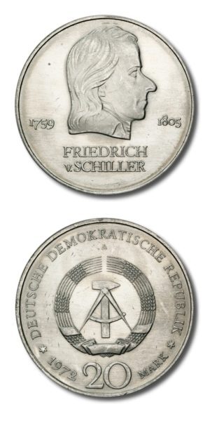 German Democratic Republic - East Germany - Friedrich von Schiller