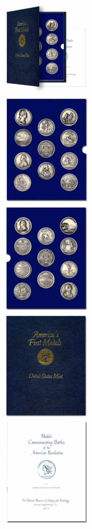 America's First Medals - COMITIA AMERICANA Reissue - 1973