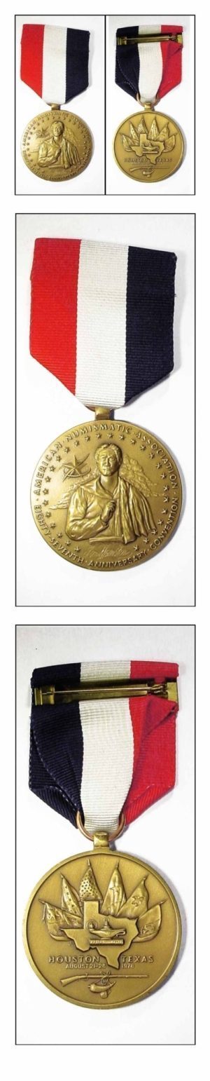American Numismatic Association (ANA) 1978 Convention Bronze Medal - Houston