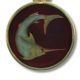 Singapore - Enameled Jewelry - Coin Pendant - Blue Marlin - 20