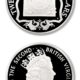 BVI - Caribbean Treasure - Ivory Sundial - $20 - 1985 - Proof Silver Crown