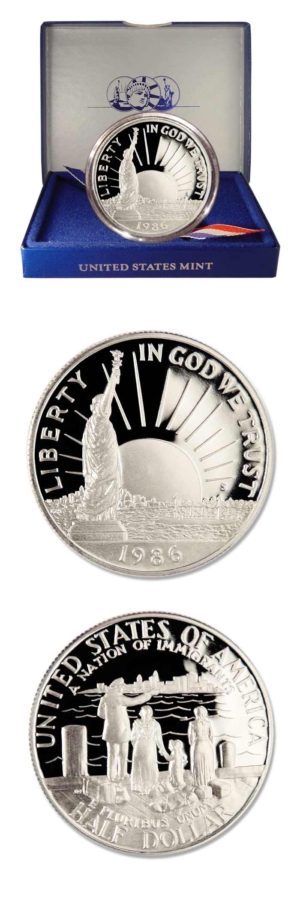 USA - Statue of Liberty Commemorative Half Dollar - 1986 - Proof - Box & COA
