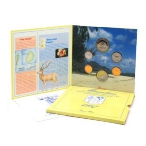 Mauritius - Brilliant Uncirculated Coin Collection - 6 Coins - 1987  - Royal Mint Packaging - KM MS1