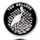 Australia - Black-necked or Jabiru Stork - 10 Dollars - 1991 - Proof Silver Crown - Box