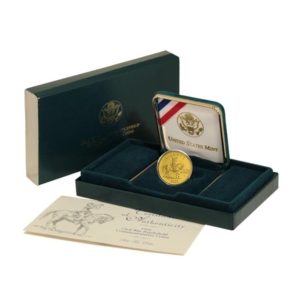 USA -  Civil War Commemorative Gold Coin - $5 - 1995 - Brilliant Uncirculated - Mint Box & COA