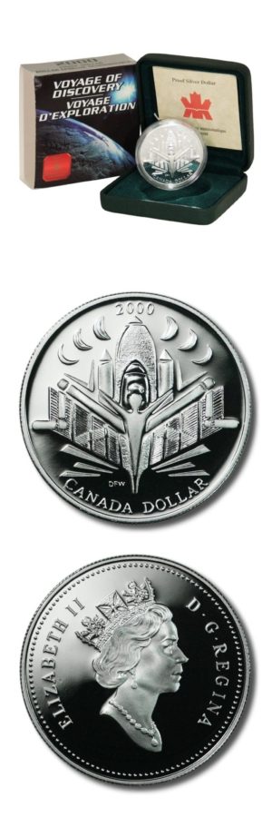 Canada - Voyage of Discovery - $1 - 2000 - Proof Silver Crown - COA