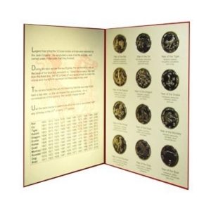 Liberia - Chinese Zodiac Lunar Series - (12) Coin Set - $5 - 2000 - Uncirculated