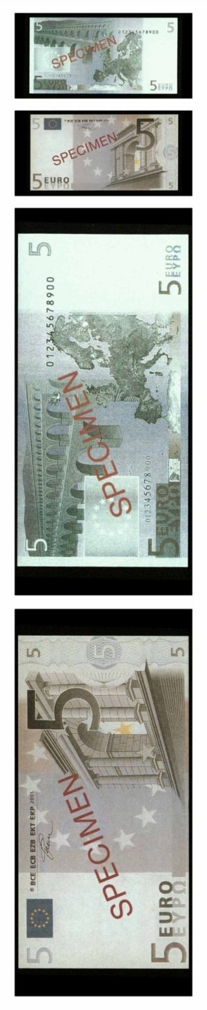 European Union - Specimen Banknote - 5 Euro - 2001 - Crisp Uncirculated