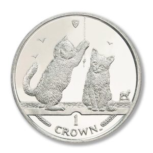 Isle Of Man Cat Coins - Somali Kittens Crown - 2001 - Brilliant Uncirculated