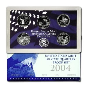 United States - State Quarters Mint Issued Proof Set - 2004 - Original Packaging