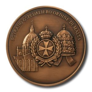 Knights of Malta - Pope John Paul II - Bronze Medal - 2005  - 100 Grams - Diameter 55.5mm