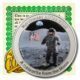 Northwest Africa - NWA 2995 - Lunar Meteorite Medal - Embedded Fragment - 2005  - Numbered - COA