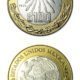 Mexico - Monetary Reform - 2005 - 100 Pesos Silver & Brass Bimetallic Crown - 0.64865 ASW