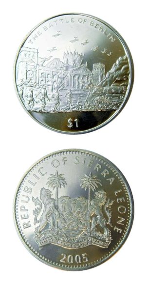 Republic Of Sierra Leone - WWII Series - The Battle Of Berlin - 2005 - One Dollar - Uncirculated