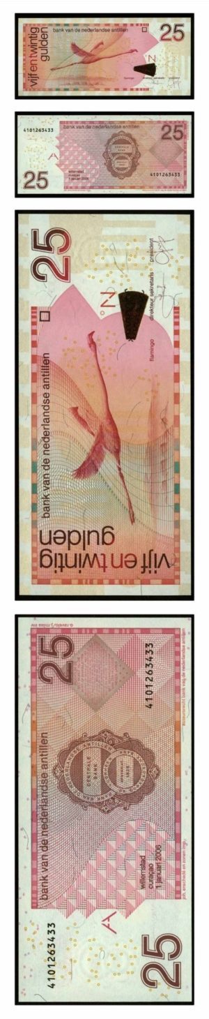 Netherlands Antilles - Flamingo - 25 Gulden - 2006 - Pick (New) - Crisp Uncirculated