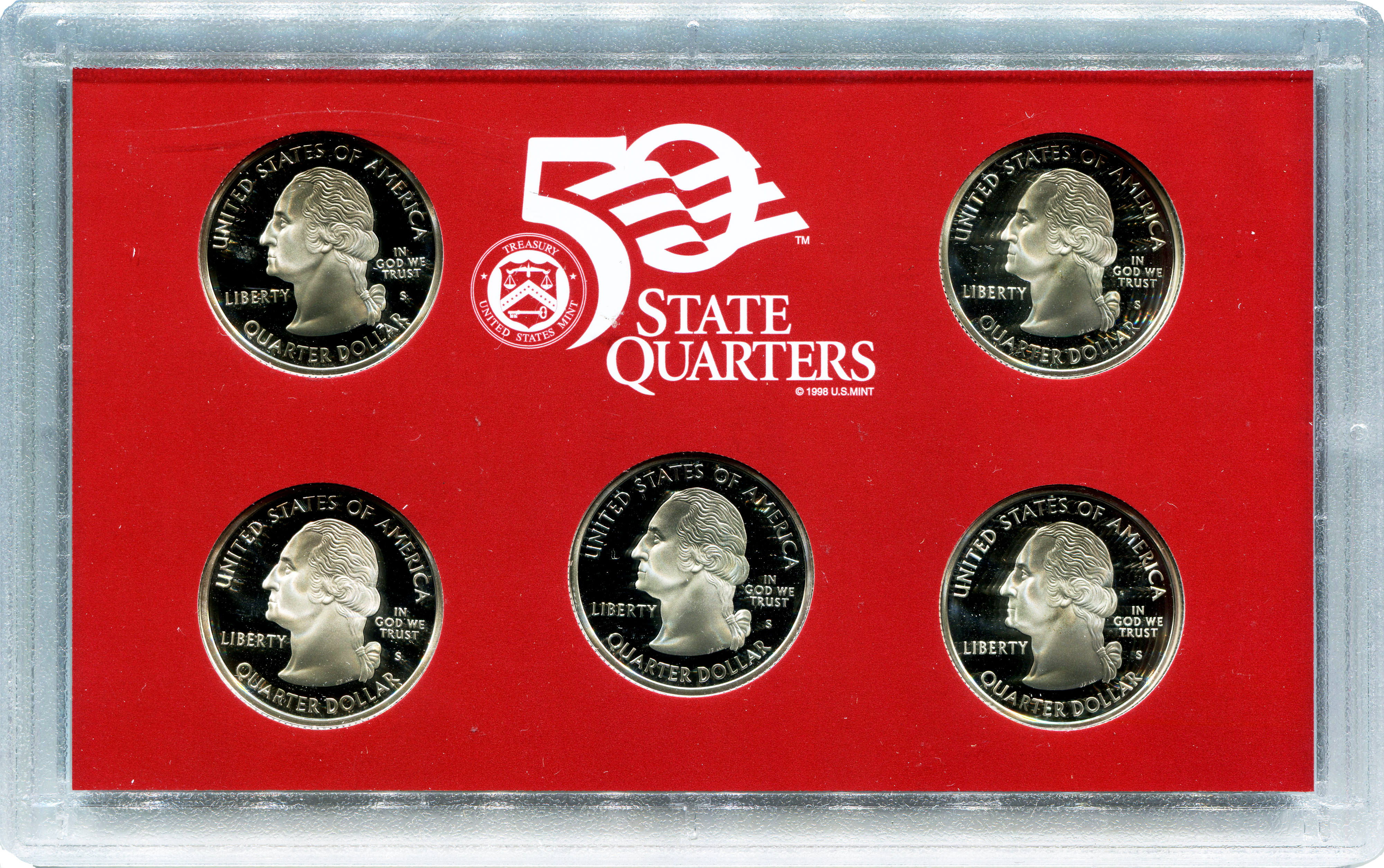 2006 U.S. Mint State Quarters Silver Proof Set - Bild 3 von 5