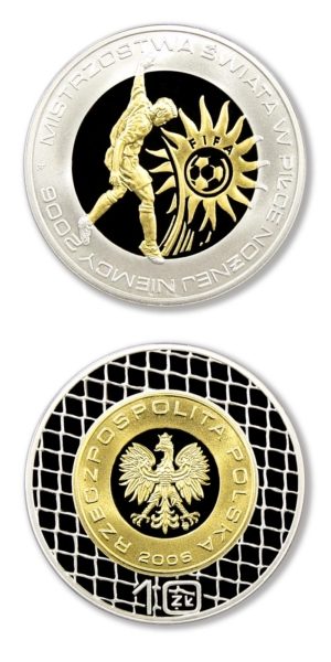 Poland - The 18th FIFA  World Cup - Germany - 10 Zl - 2006 - Proof Silver Crown