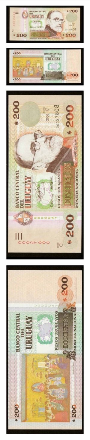 Uruguay - Pedro Figari - 200 Pesos - 2006 - Pick (New) - Crisp Uncirculated