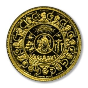 Liberia - Twelve Apostles - $12 - 2007 - Proof Gold Coin - 1/25 Ounce