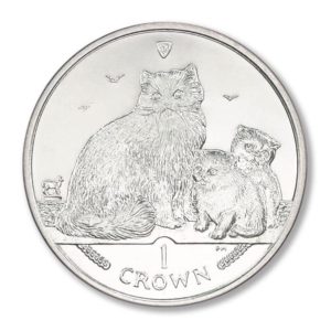 Isle Of Man Cat Coins - Ragdoll Cat & Kittens - 2007 - Brilliant Uncirculated