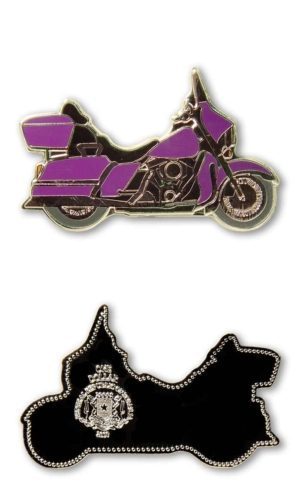 Somali Republic - Purple Passion Motorcycle Coin - 2007 - One Dollar - Brilliant Uncirculated