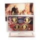 USA - Presidential Set of 4 - $1 Coins - 2007 S - Proof - Box & COA