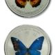 China - Set of (4) Colored Butterfly Medallions - Proof - 2009 - Series II