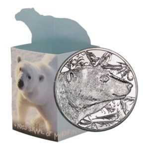 World Wildlife Fund - Polar Bear - Medalic Issue - 2009  - Display Card - Br. Uncirculated