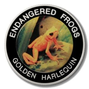 Malawi - Endangered Frogs - Golden Harlequin Frog - 10 Kwacha - 2010  - Proof Colored Coin