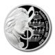 Tuvalu - Frederic Chopin - $1 - 2010 - Proof Silver Crown - Mint Box & COA