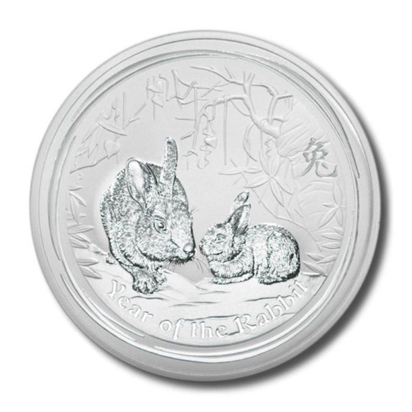 Australia - Year of the Rabbit - $10 - 2011P - Brilliant Uncirculated - 10 Troy Oz 999 Fine Silver