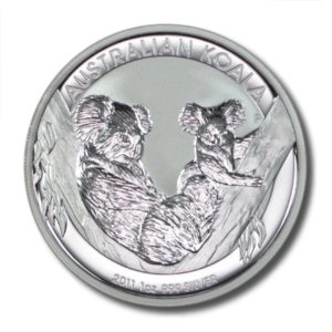 Australia - Koala and Joey - $1 - 2011  - 1 oz .999 Silver Coin - Brilliant Uncirculated