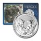 Australia-Koala & Joey-10 cents-2011 -1/10th Ounce .999 Fine Silver Coin-Descriptive Card