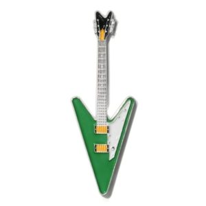 Somalia - Guitar Coin - Green Arrow - $1 - 2012  - Enameled Color - Brilliant Uncirculated
