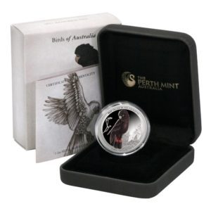Australia-Red-tailed Black Cockatoo-50 Cents-2013 -Proof Silver Coin-Perth Mint Box-COA