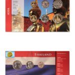 Thailand 6 Coin Type Set 25, 50, Satang, 1, 2, 5, 10, Baht BU