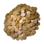 Wheat Cents Bulk, Unsearched 500 Pennies