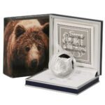Andorra 2010 5 Diners Cantabrian Brown Bear Proof Silver Coin - 0.5 Troy oz Silver