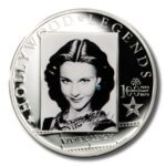 2013 $5 Hollywood Legends - Vivien Leigh Proof Silver Coin from Cook Islands - ASW 0.7435 oz - Image 2