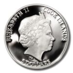 2013 $5 Hollywood Legends - Vivien Leigh Proof Silver Coin from Cook Islands - ASW 0.7435 oz - Image 3
