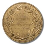 William H. Harrison 77mm Bronze Presidential Medal - Image 2