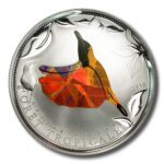 2010 Togo Prism Yellow Hummingbird 100 Francs Proof Coin