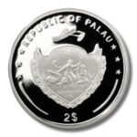 2014 Palau Year of the Horse $2 Colorized 1/2oz .999 Silver Coin - Image 3