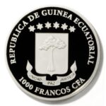 2015 Equatorial Guinea 1000 Francs Graphium Polycenes Butterfly Coin - 0.7435 oz ASW - Image 3