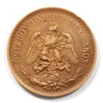 1906 Mexican Narrow Date 2 Centavos Bronze Coin in About Uncirculated Condition. KM# 419. - Image 2