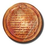 Franklin Mint History of US Calfornia Gold Rush 1849 45mm Proof Bronze Medal - Image 2