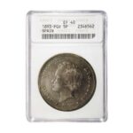 Spain 1893 Alfonso XIII 5 Pesetas Extra Fine 40
