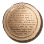 Franklin Mint History of US Assassination of McKinley 1901 45mm Proof Bronze Medal - Image 2
