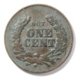 Indian Head Not One Cent Fuld-69-369 C VF R-3 Civil War Token - Image 2